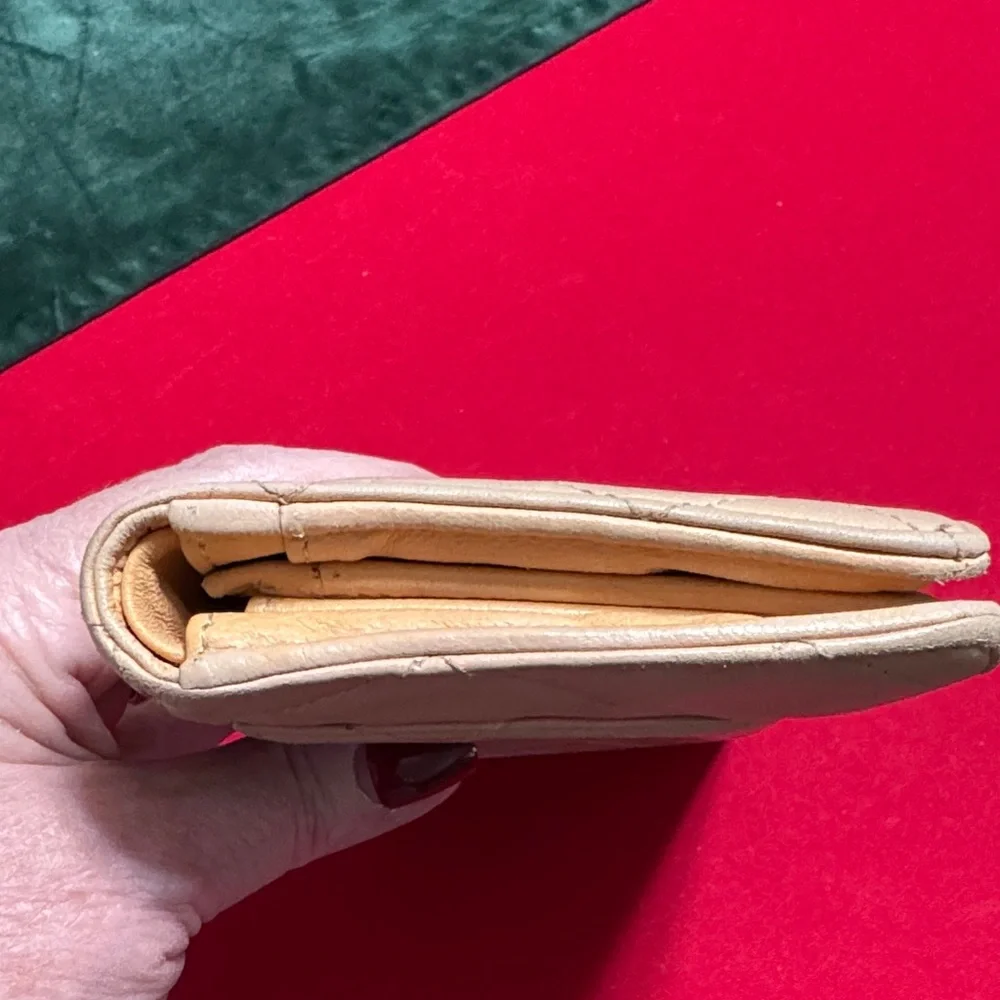 CHANEL Tan Quilted Women's Wallet   🎉🎉🎉HOST PICK  🎉🎉🎉 - Picture 5 of 14